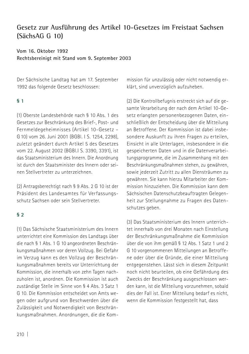 Seite 212 des Verfassungsschutzbericht 2011 Sachsen