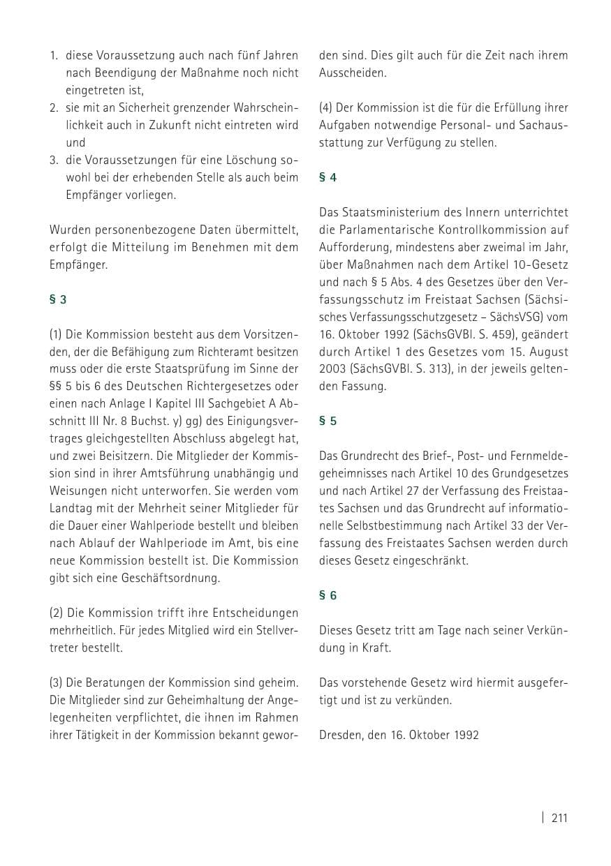Seite 213 des Verfassungsschutzbericht 2011 Sachsen