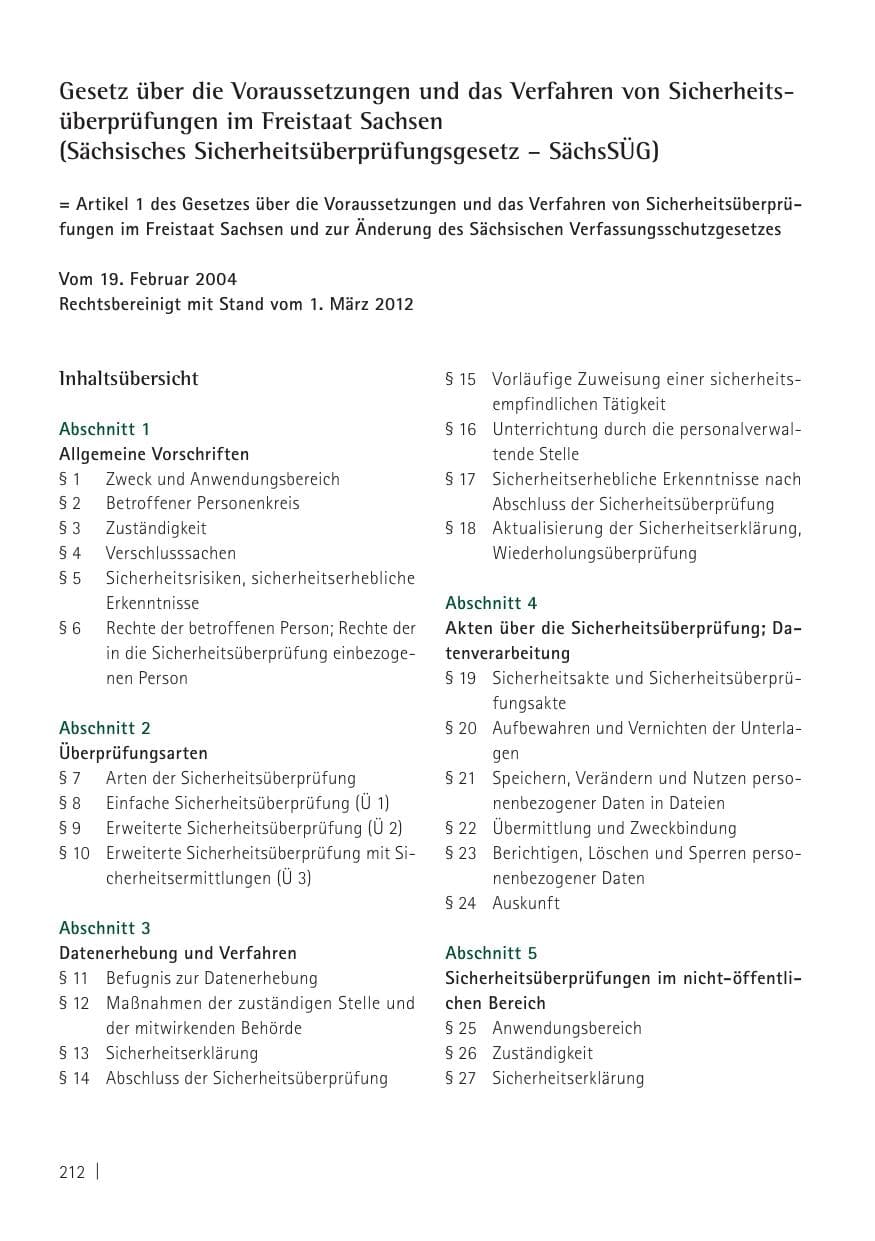 Seite 214 des Verfassungsschutzbericht 2011 Sachsen
