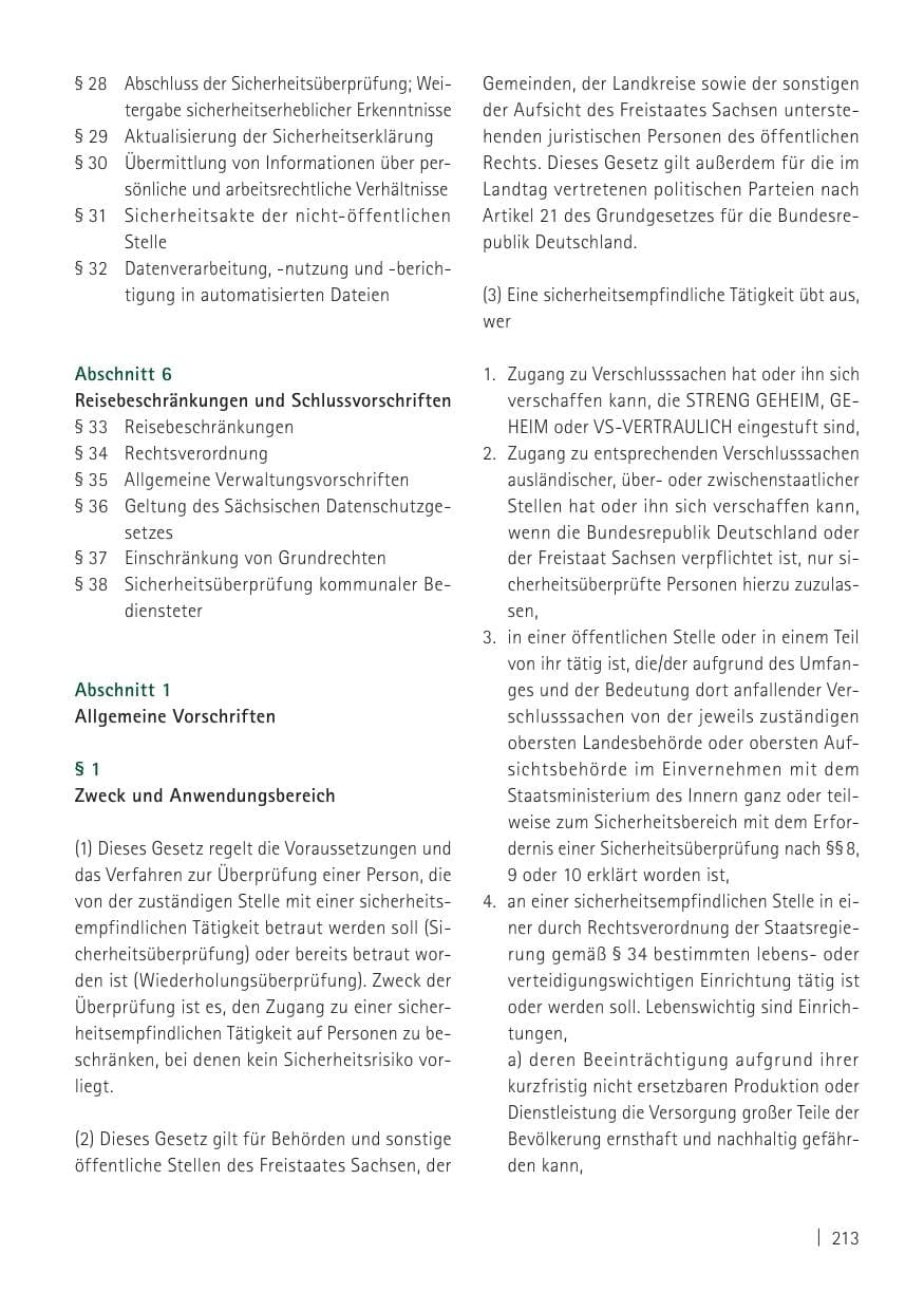 Seite 215 des Verfassungsschutzbericht 2011 Sachsen