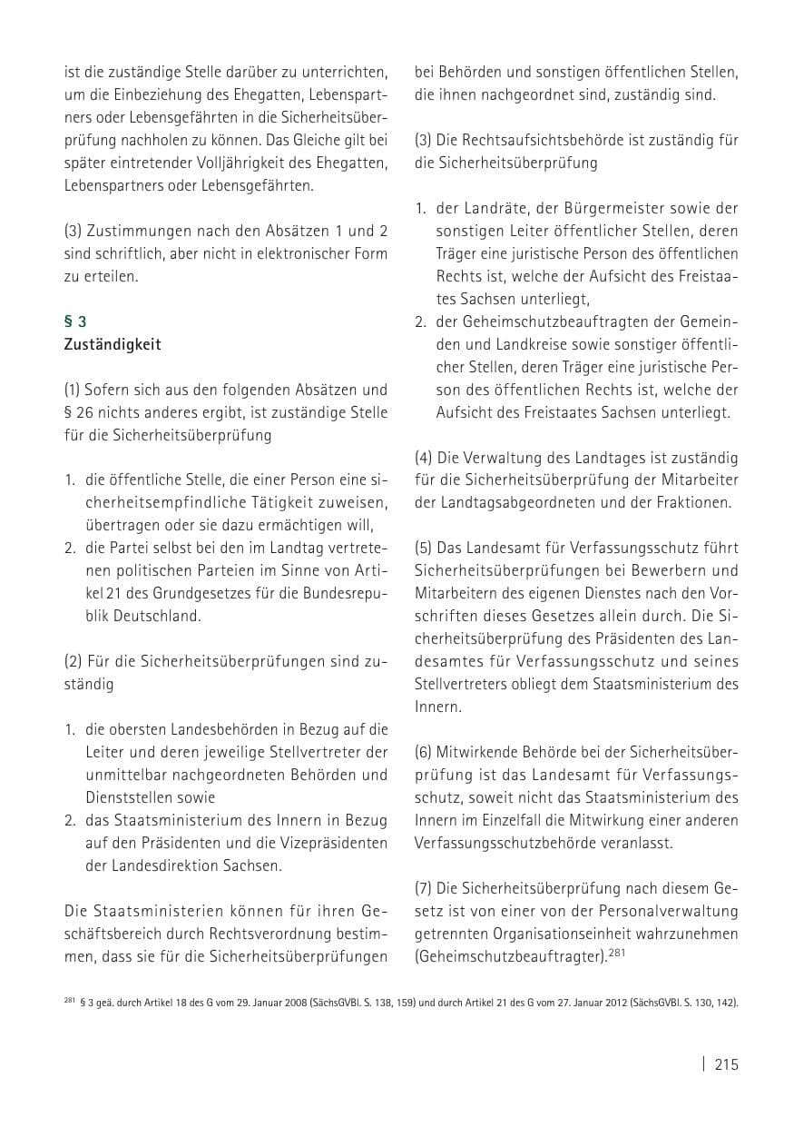 Seite 217 des Verfassungsschutzbericht 2011 Sachsen