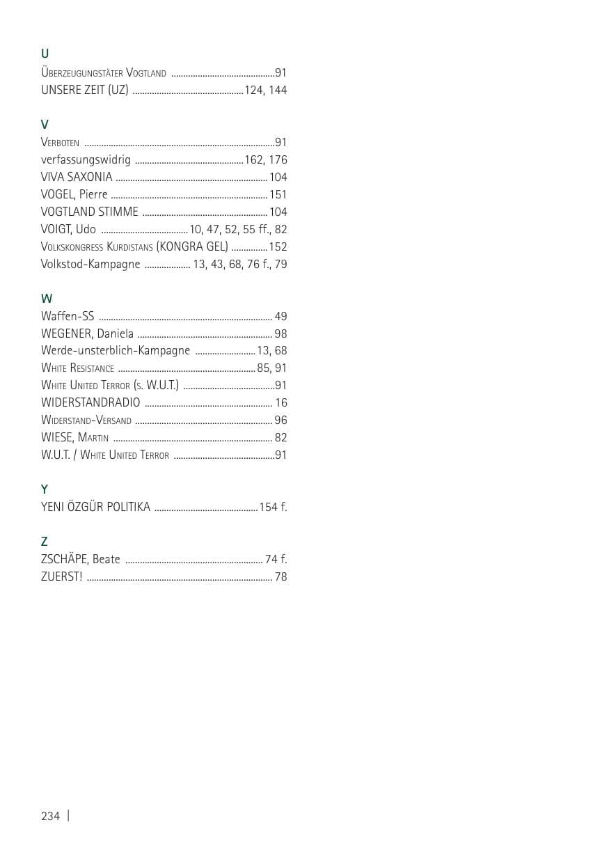Seite 236 des Verfassungsschutzbericht 2011 Sachsen