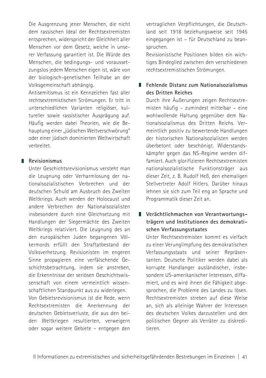 Seite 43 des Verfassungsschutzbericht 2011 Sachsen