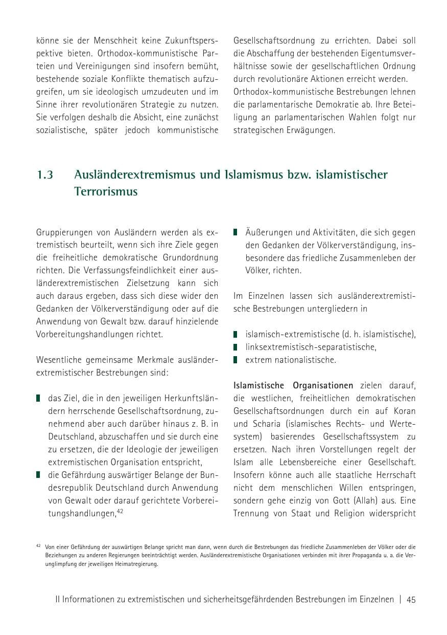 Seite 47 des Verfassungsschutzbericht 2011 Sachsen