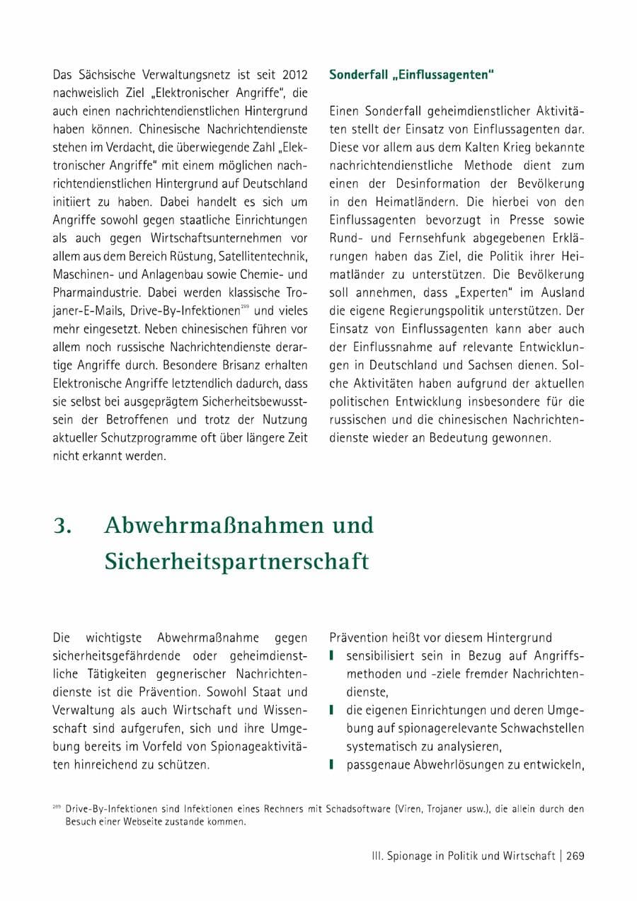 Seite 270 des Verfassungsschutzbericht 2014 Sachsen