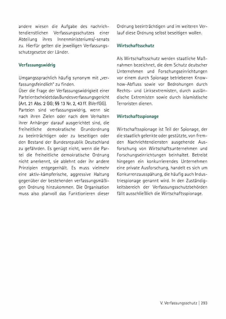Seite 294 des Verfassungsschutzbericht 2014 Sachsen