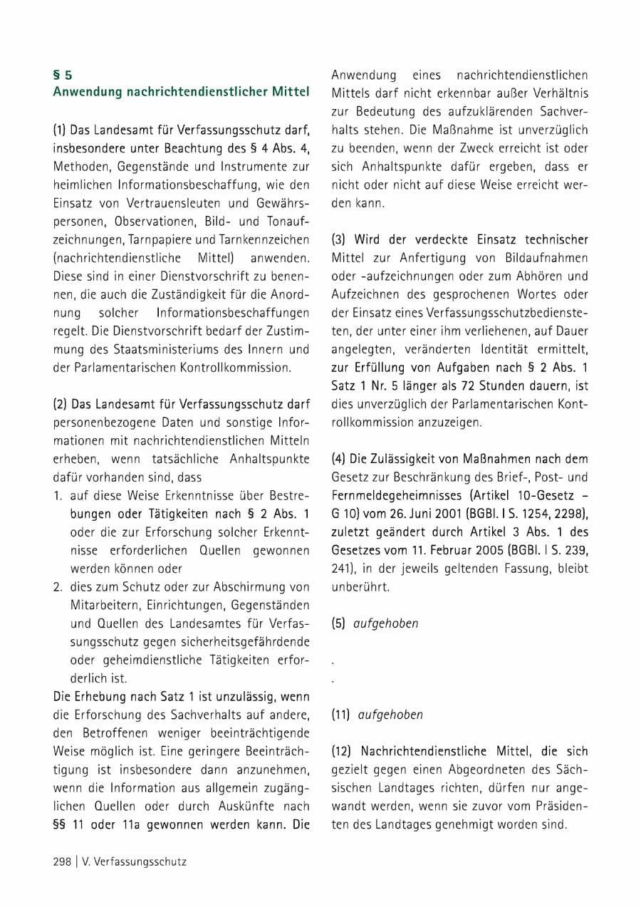 Seite 299 des Verfassungsschutzbericht 2014 Sachsen