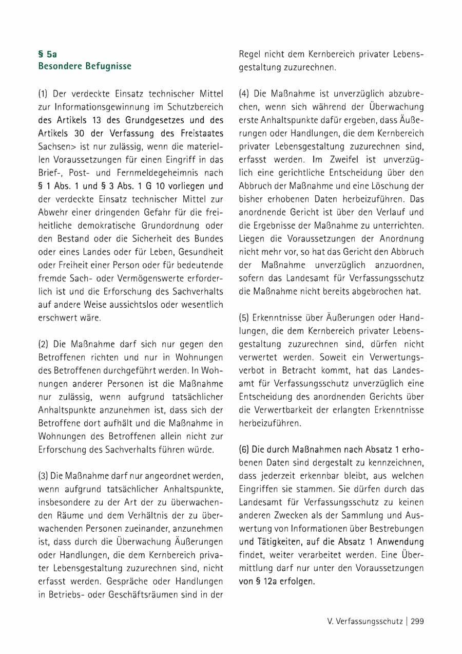 Seite 300 des Verfassungsschutzbericht 2014 Sachsen