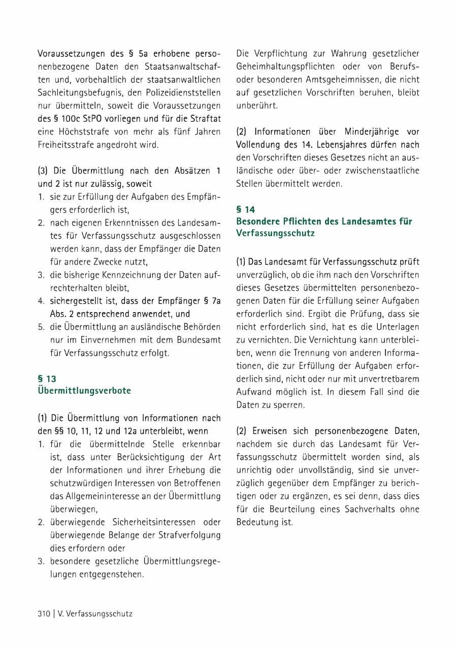 Seite 311 des Verfassungsschutzbericht 2014 Sachsen