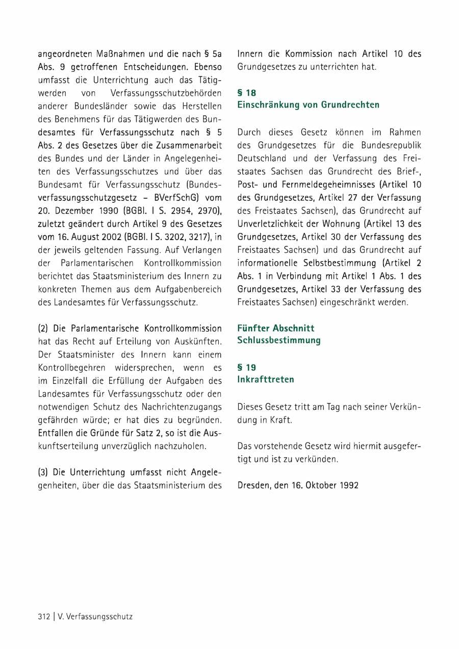 Seite 313 des Verfassungsschutzbericht 2014 Sachsen