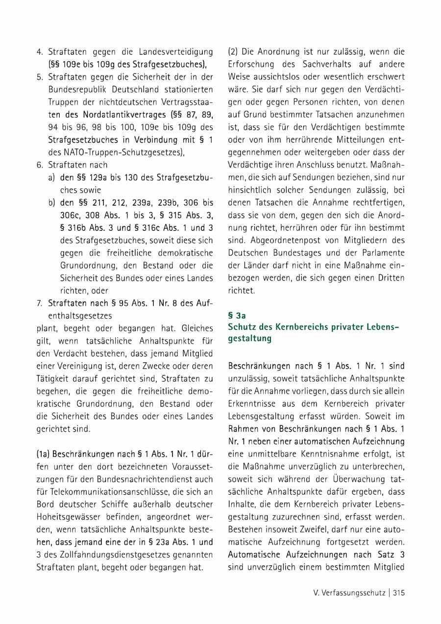 Seite 316 des Verfassungsschutzbericht 2014 Sachsen