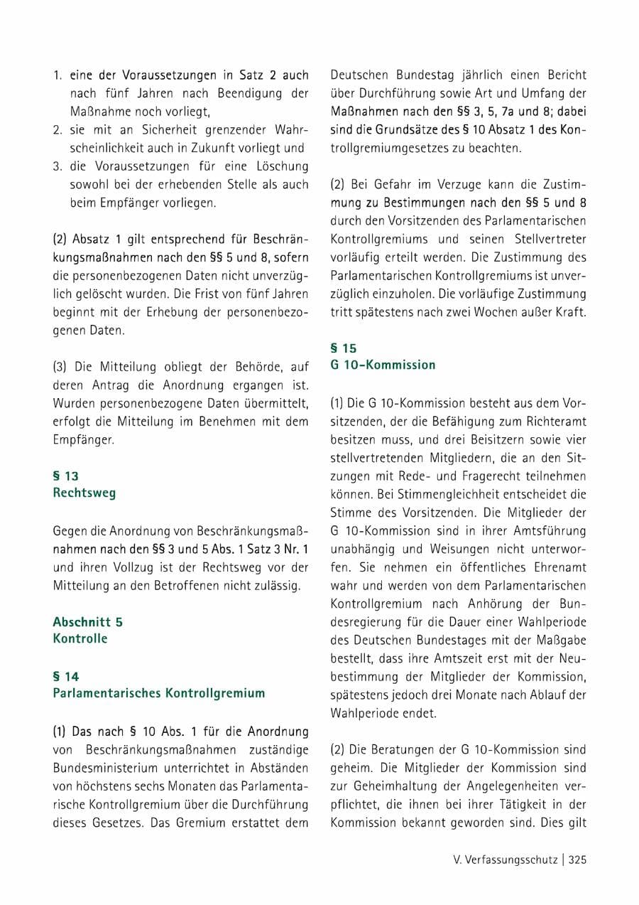 Seite 326 des Verfassungsschutzbericht 2014 Sachsen