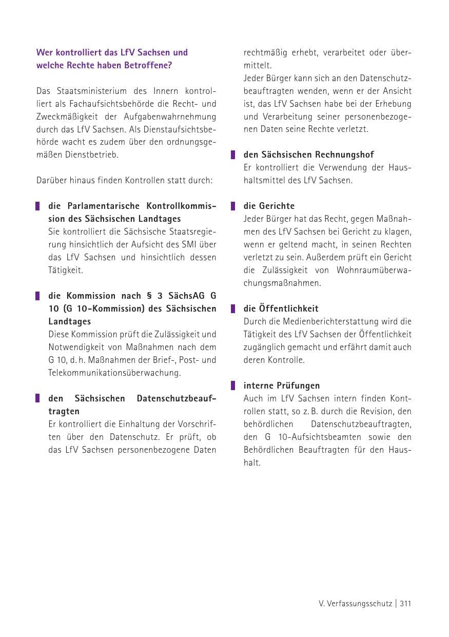 Seite 313 des Verfassungsschutzbericht 2015 Sachsen