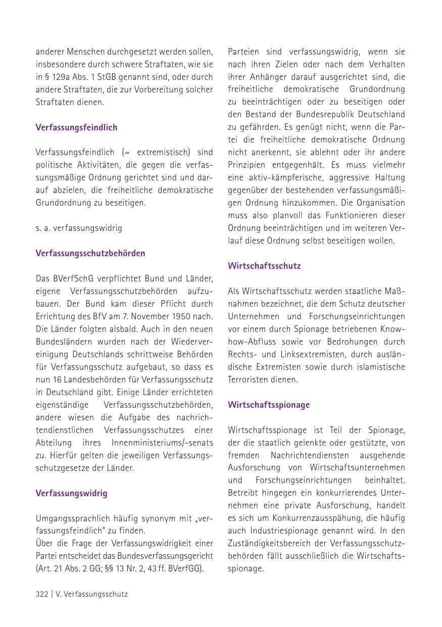 Seite 324 des Verfassungsschutzbericht 2015 Sachsen