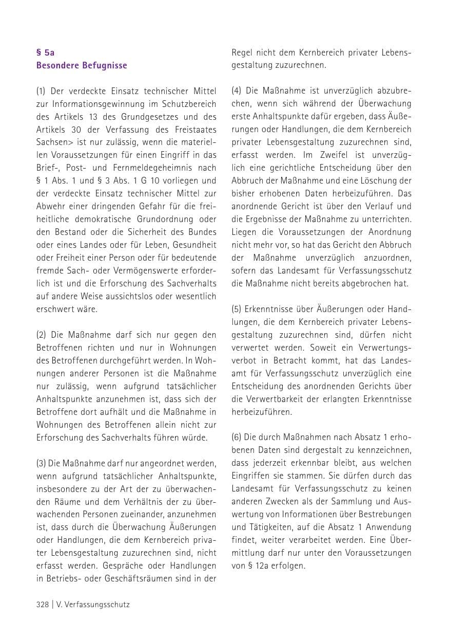 Seite 330 des Verfassungsschutzbericht 2015 Sachsen