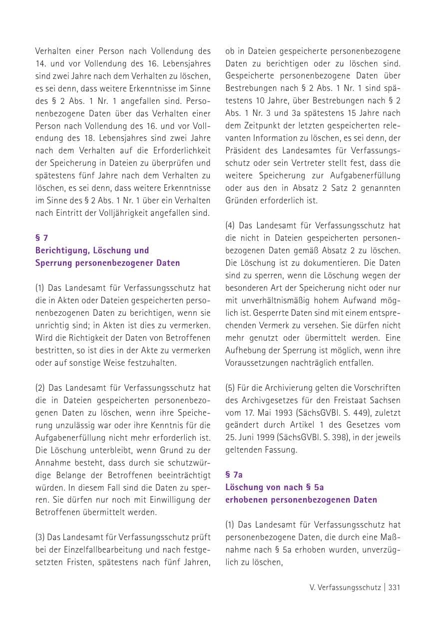 Seite 333 des Verfassungsschutzbericht 2015 Sachsen