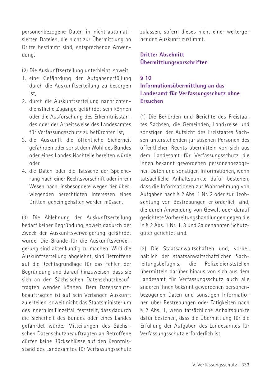 Seite 335 des Verfassungsschutzbericht 2015 Sachsen