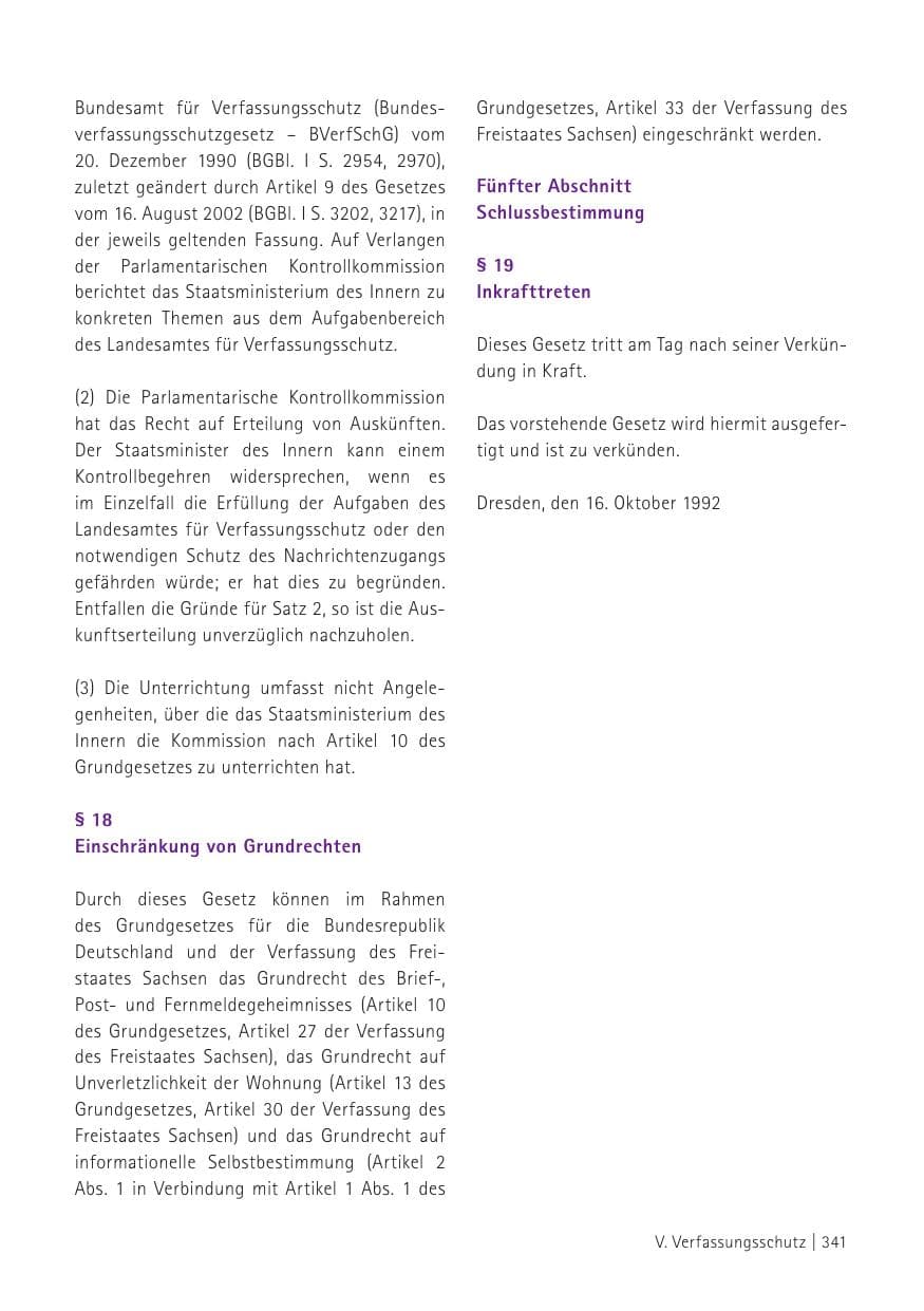Seite 343 des Verfassungsschutzbericht 2015 Sachsen