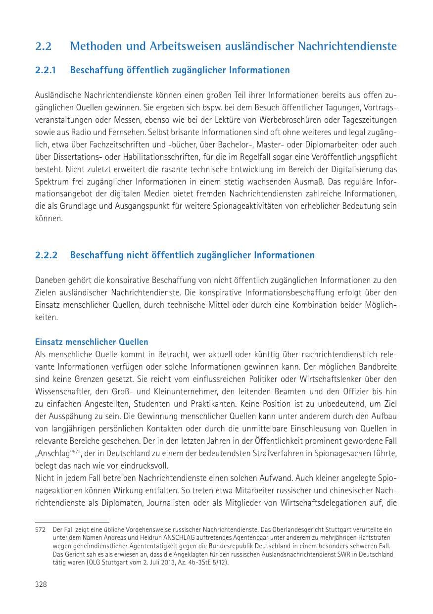 Seite 330 des Verfassungsschutzbericht 2016 Sachsen