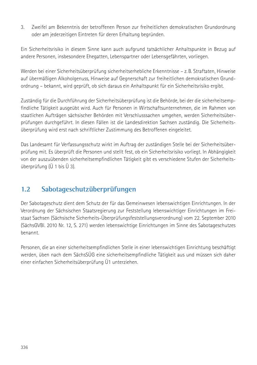 Seite 338 des Verfassungsschutzbericht 2016 Sachsen