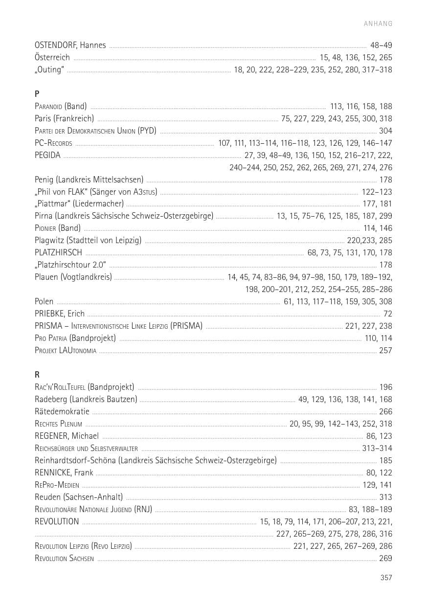 Seite 359 des Verfassungsschutzbericht 2016 Sachsen