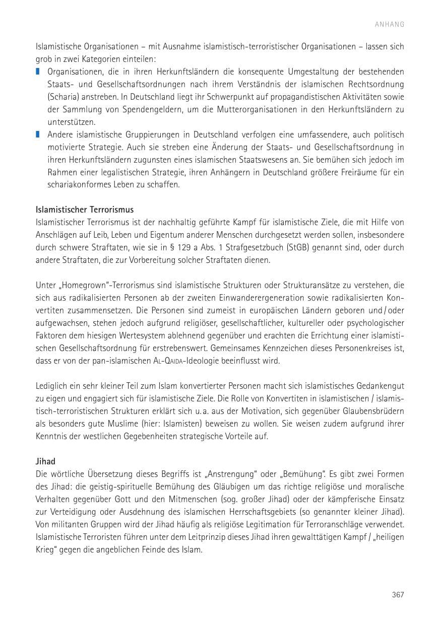 Seite 369 des Verfassungsschutzbericht 2016 Sachsen