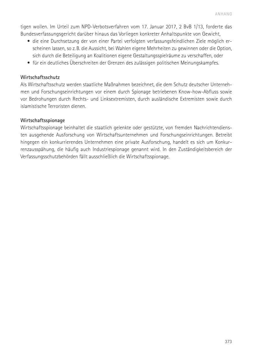 Seite 375 des Verfassungsschutzbericht 2016 Sachsen