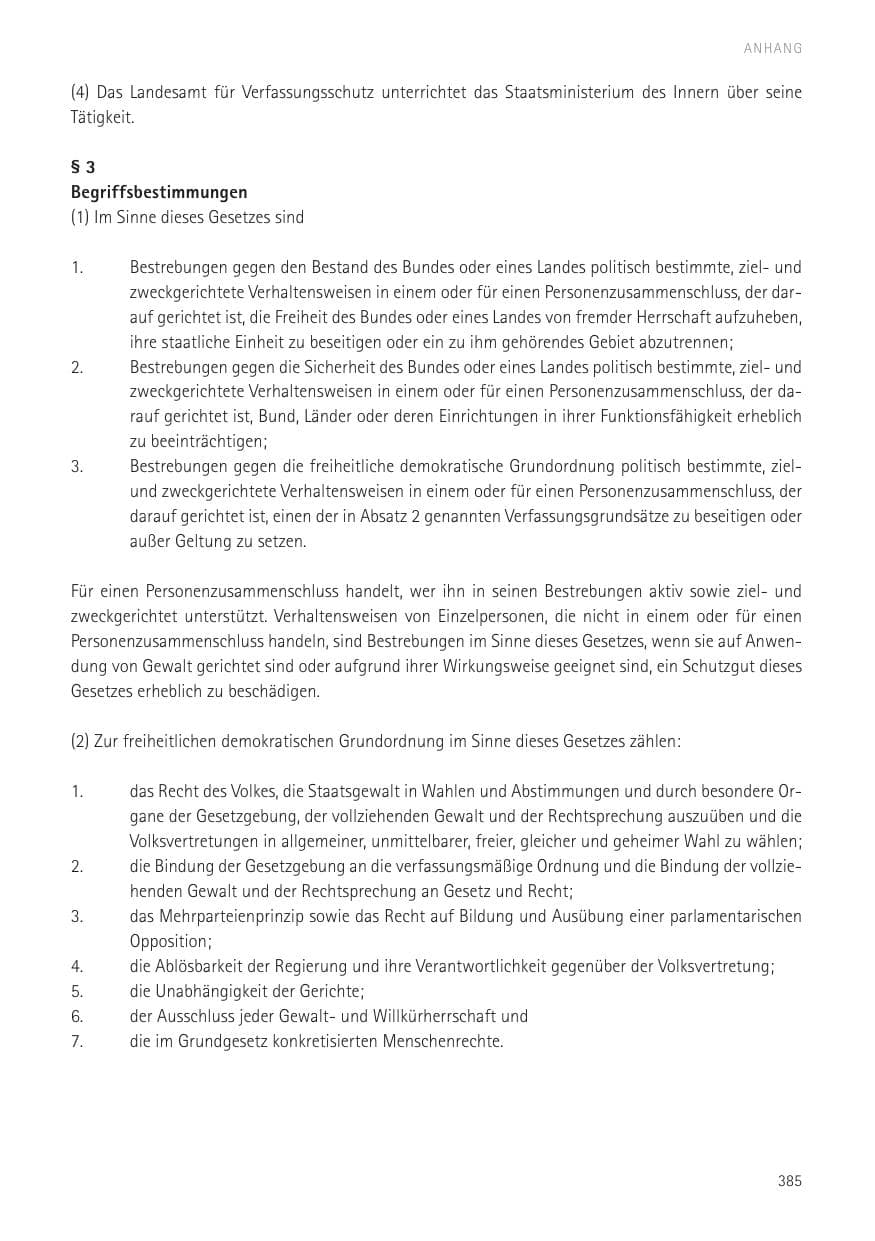 Seite 387 des Verfassungsschutzbericht 2016 Sachsen