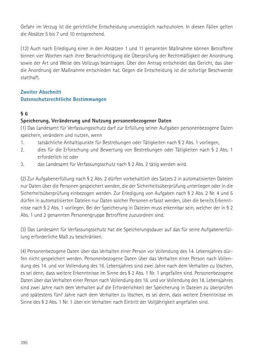 Seite 392 des Verfassungsschutzbericht 2016 Sachsen