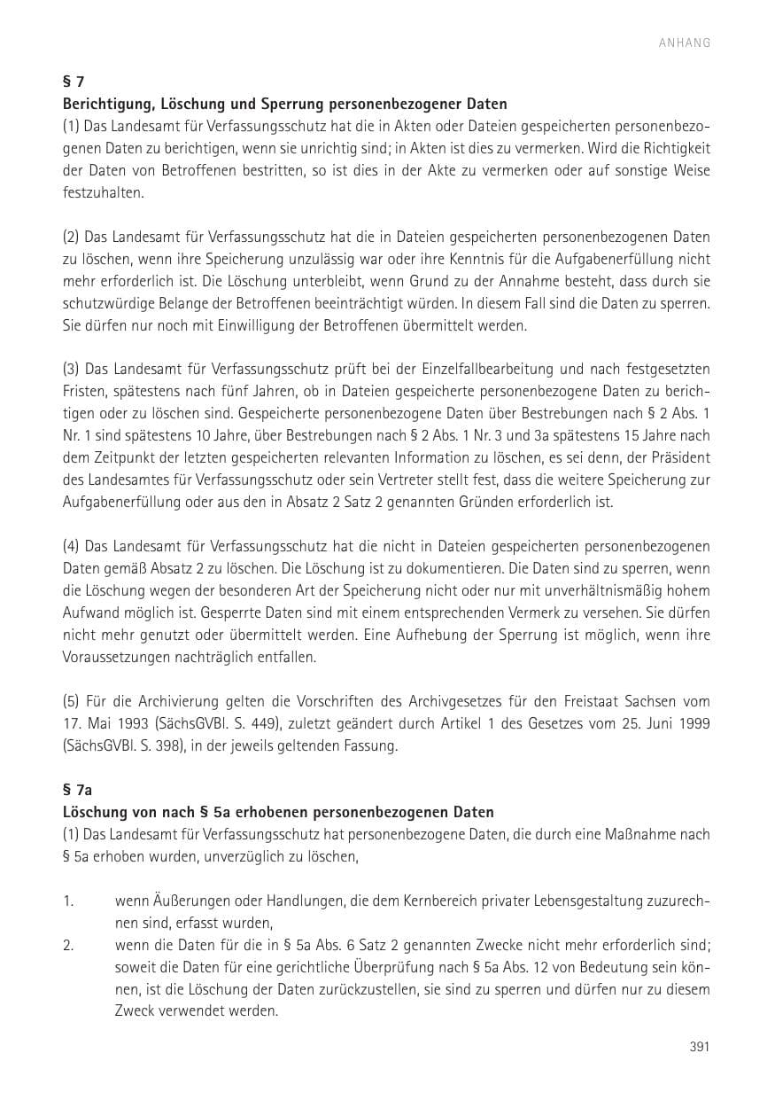 Seite 393 des Verfassungsschutzbericht 2016 Sachsen