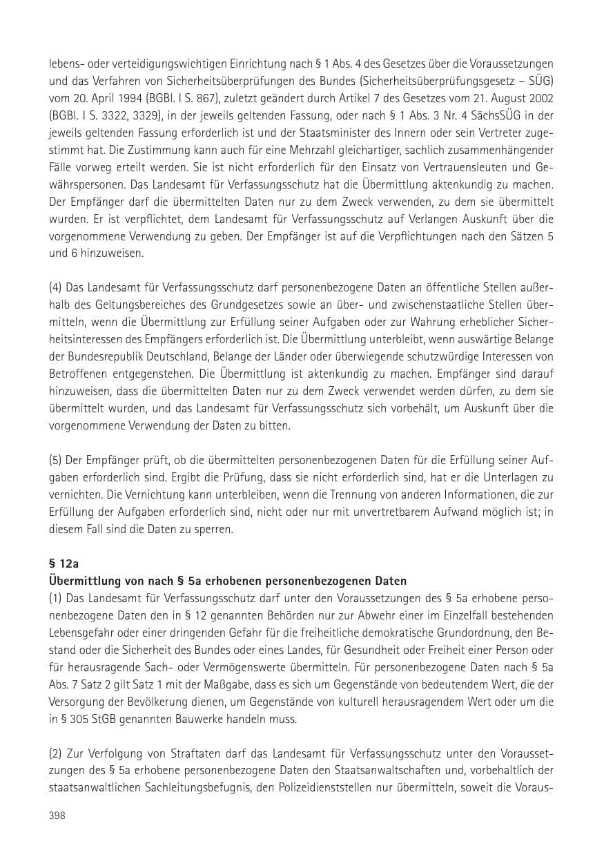 Seite 400 des Verfassungsschutzbericht 2016 Sachsen