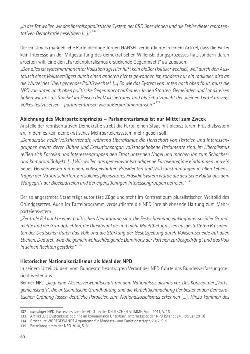 Seite 62 des Verfassungsschutzbericht 2016 Sachsen
