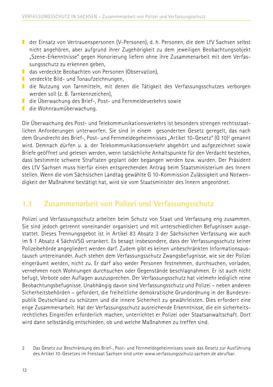 Seite 12 des Verfassungsschutzbericht 2017 Sachsen