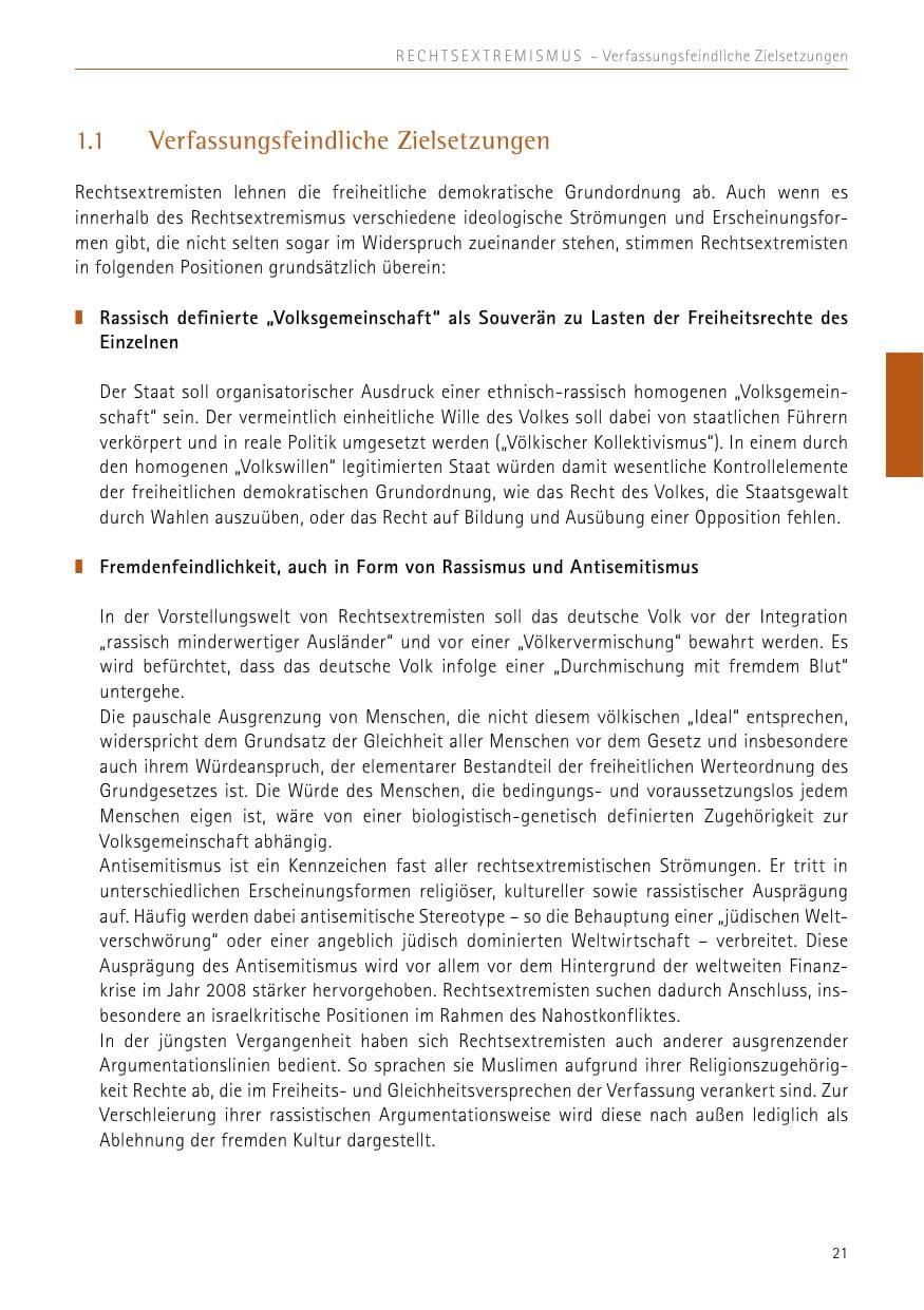 Seite 21 des Verfassungsschutzbericht 2017 Sachsen