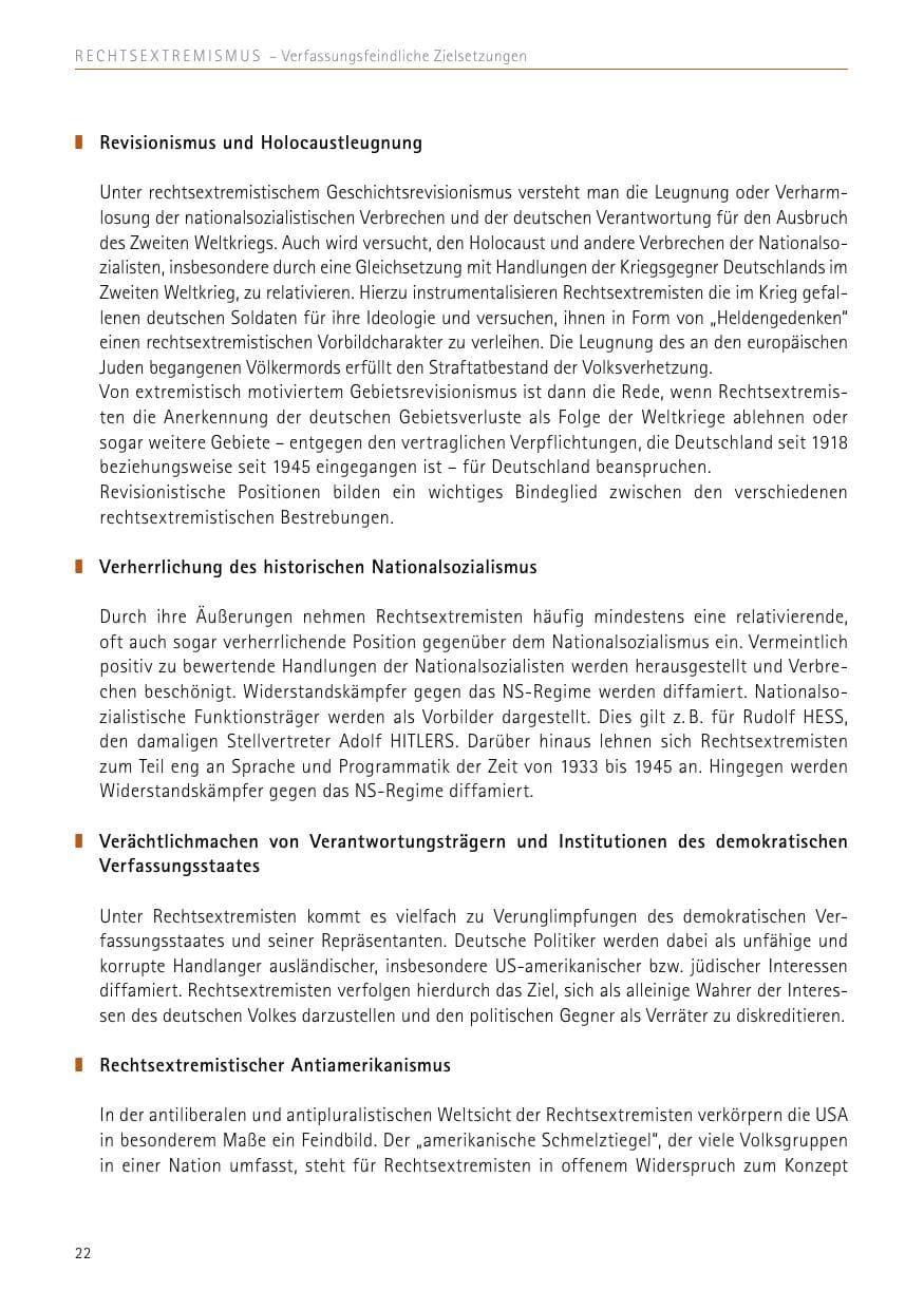 Seite 22 des Verfassungsschutzbericht 2017 Sachsen
