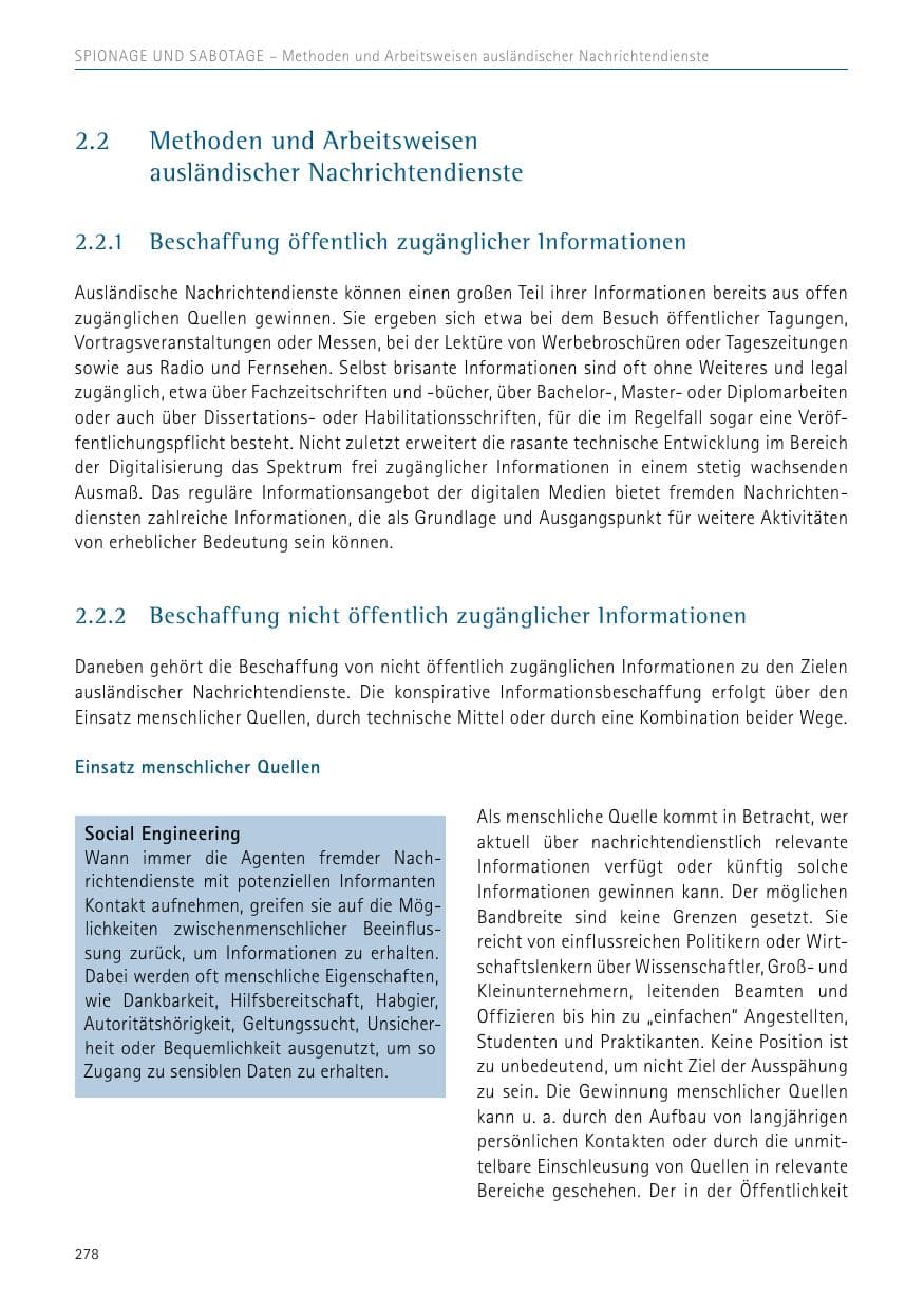 Seite 278 des Verfassungsschutzbericht 2017 Sachsen
