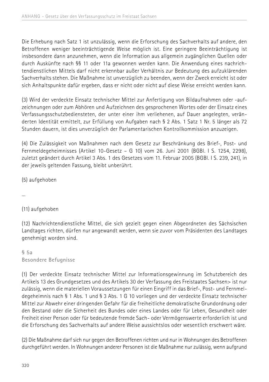 Seite 320 des Verfassungsschutzbericht 2017 Sachsen