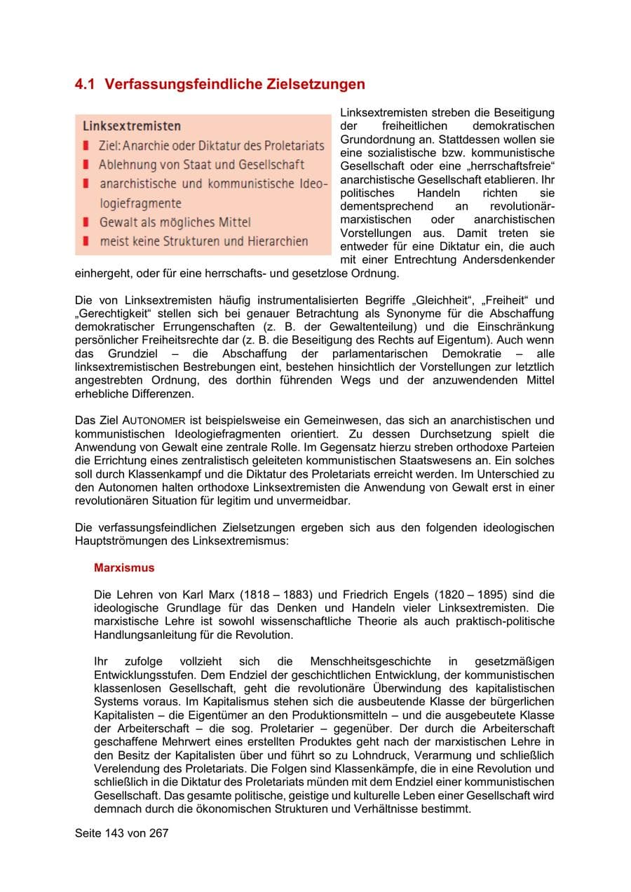 Seite 143 des Verfassungsschutzbericht 2020 Sachsen