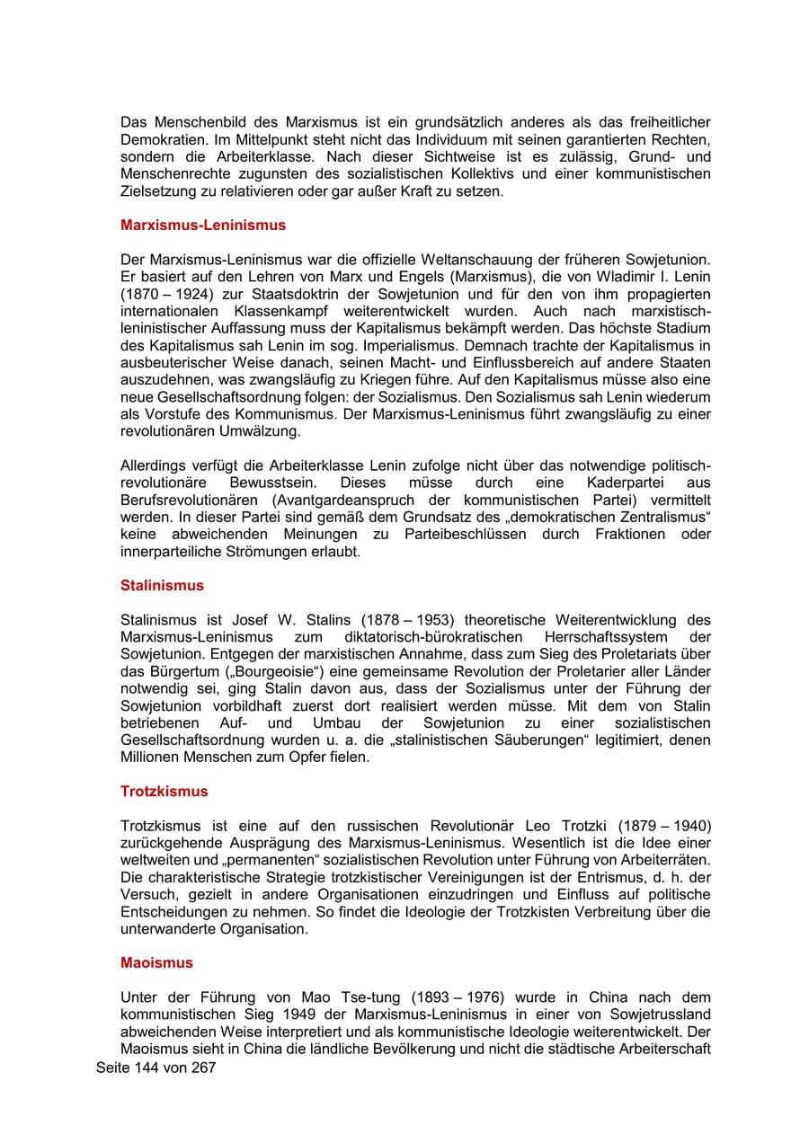 Seite 144 des Verfassungsschutzbericht 2020 Sachsen