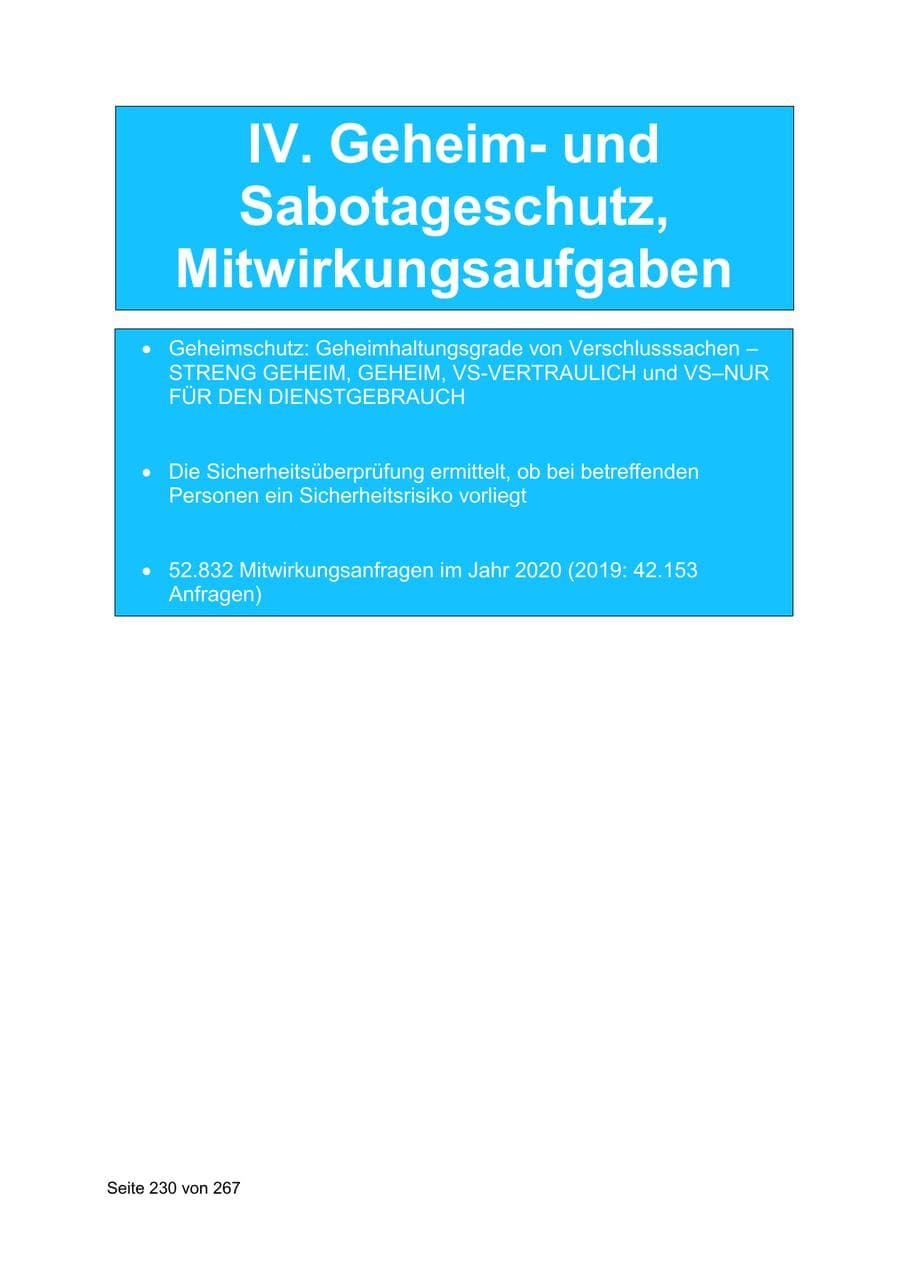 Seite 230 des Verfassungsschutzbericht 2020 Sachsen