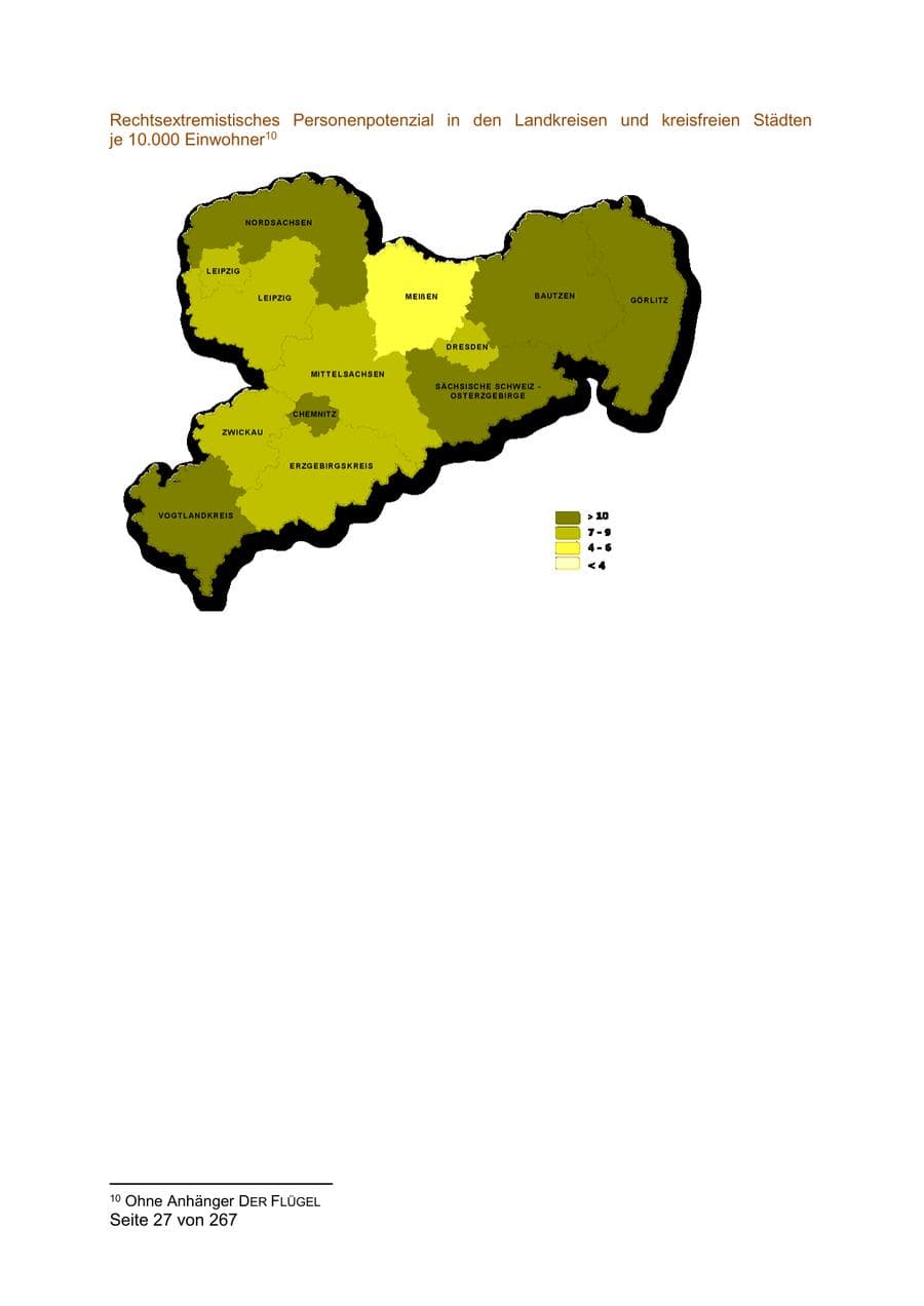 Seite 27 des Verfassungsschutzbericht 2020 Sachsen