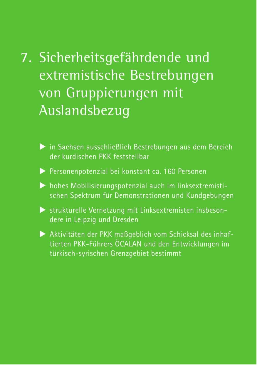 Seite 185 des Verfassungsschutzbericht 2022 Sachsen