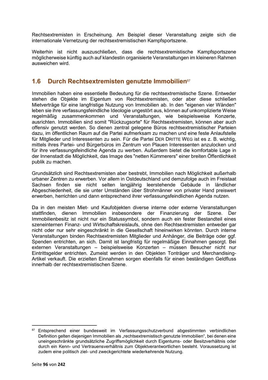 Seite 96 des Verfassungsschutzbericht 2023 Sachsen