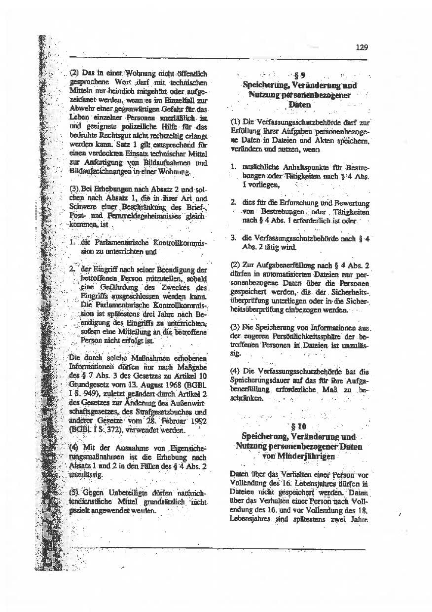 Seite 143 des Verfassungsschutzbericht 1993 Sachsen-Anhalt