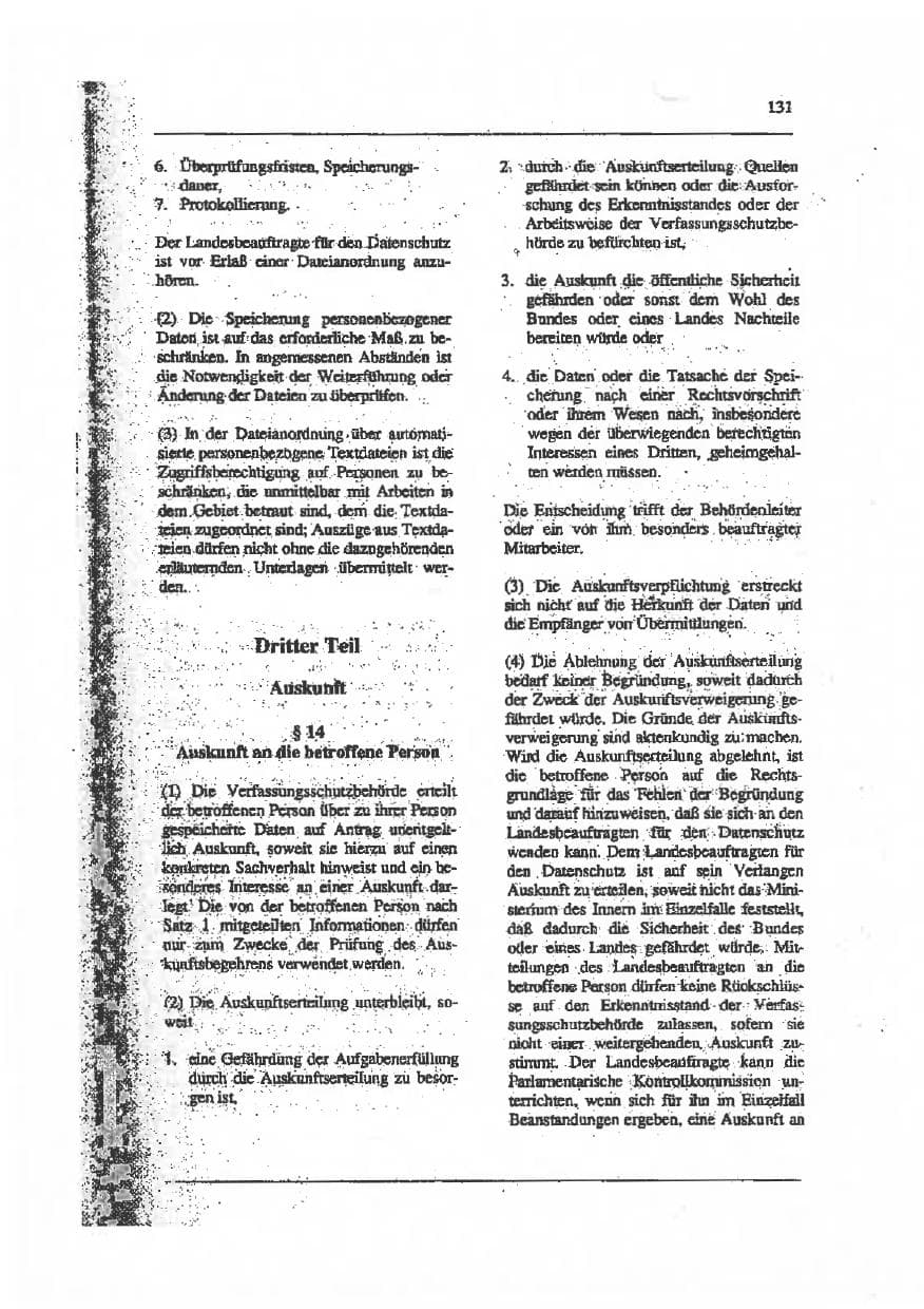 Seite 145 des Verfassungsschutzbericht 1993 Sachsen-Anhalt