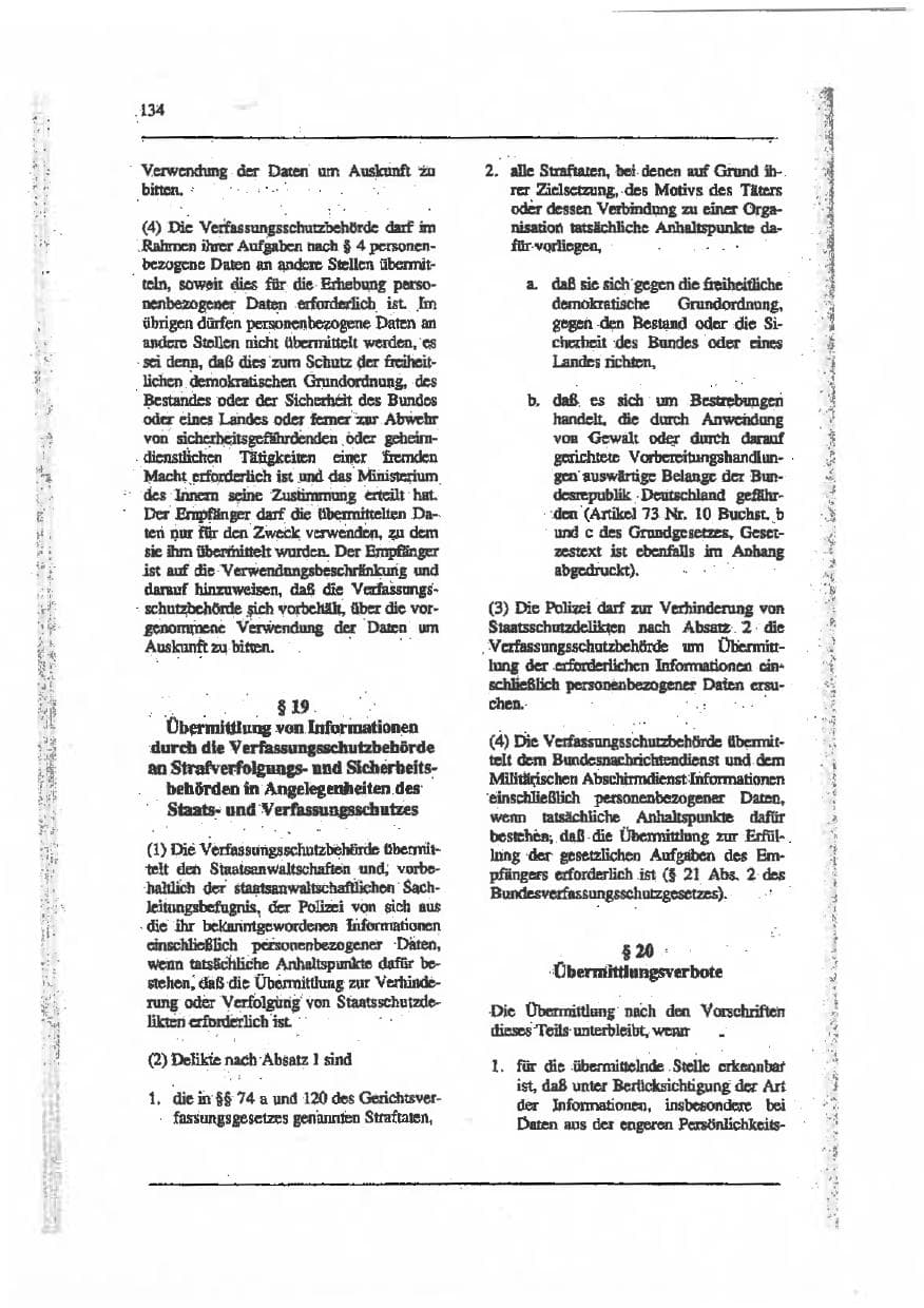Seite 148 des Verfassungsschutzbericht 1993 Sachsen-Anhalt