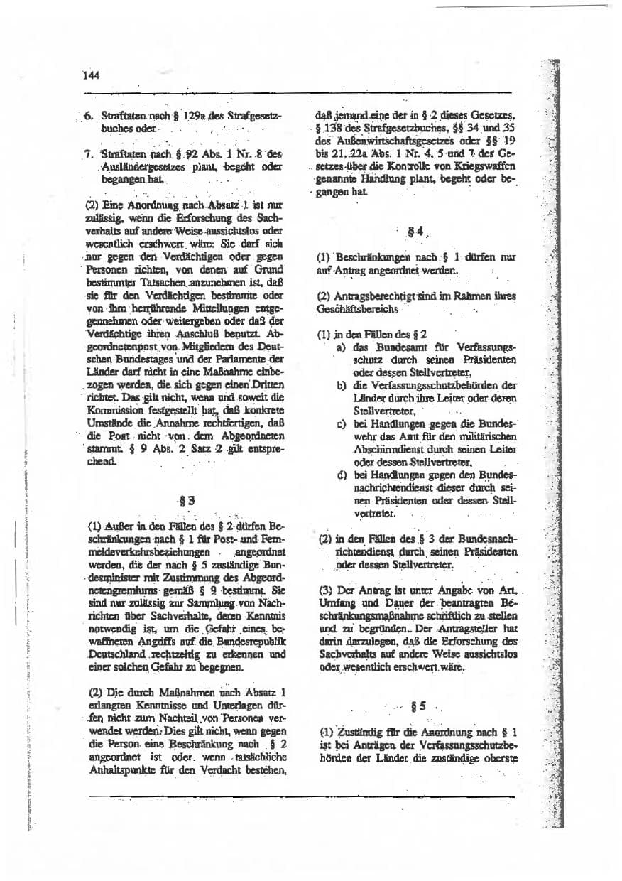 Seite 158 des Verfassungsschutzbericht 1993 Sachsen-Anhalt