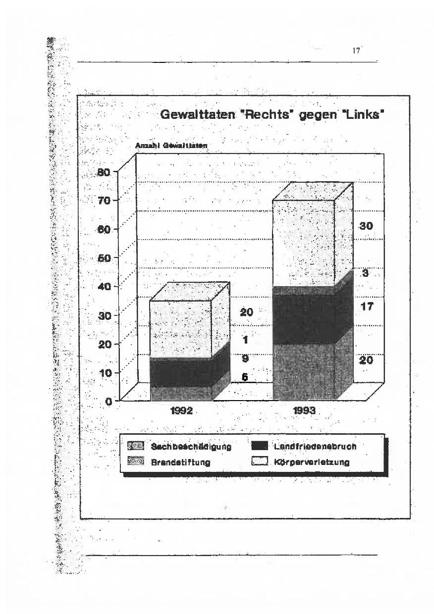 Seite 31 des Verfassungsschutzbericht 1993 Sachsen-Anhalt
