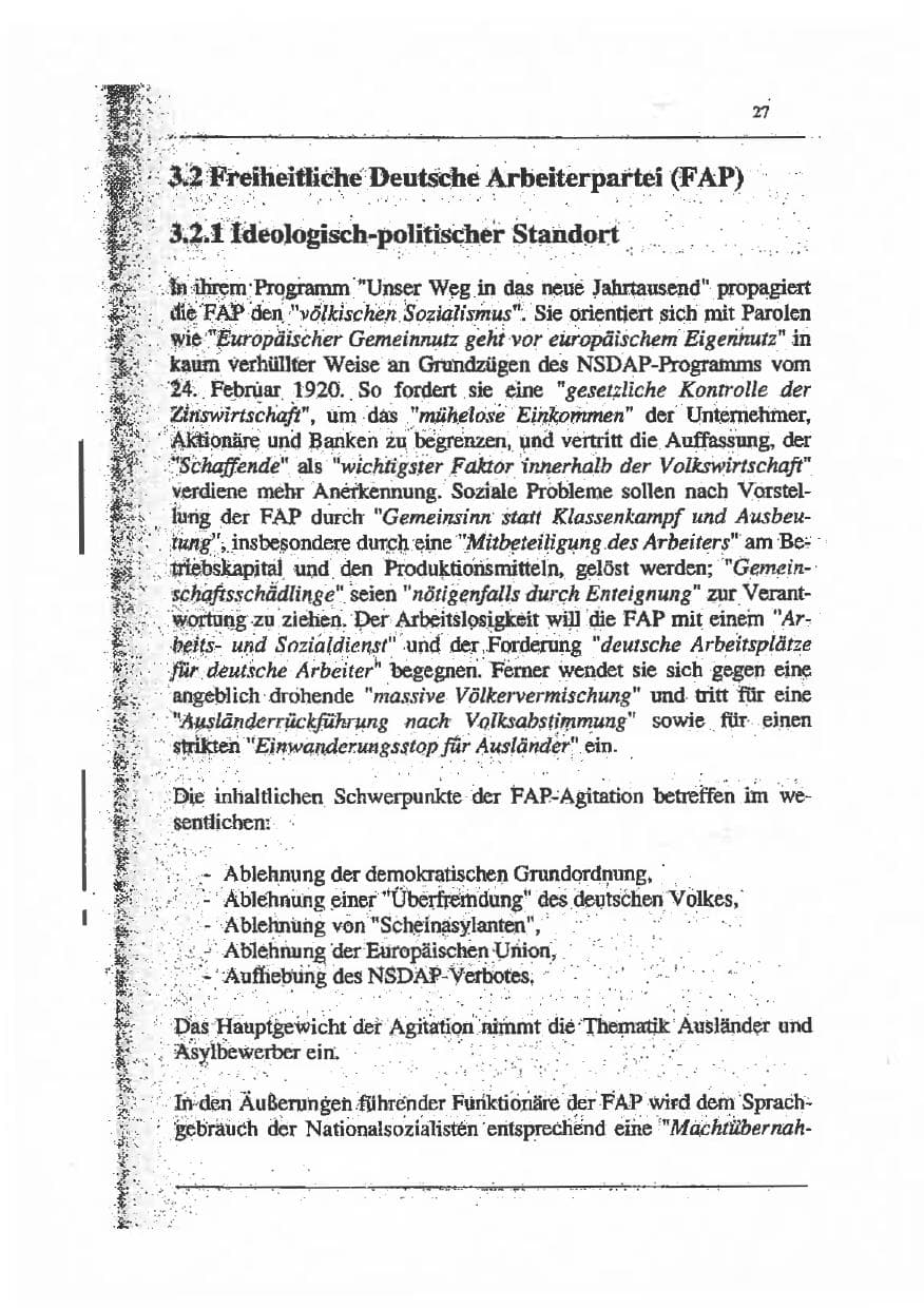 Seite 41 des Verfassungsschutzbericht 1993 Sachsen-Anhalt