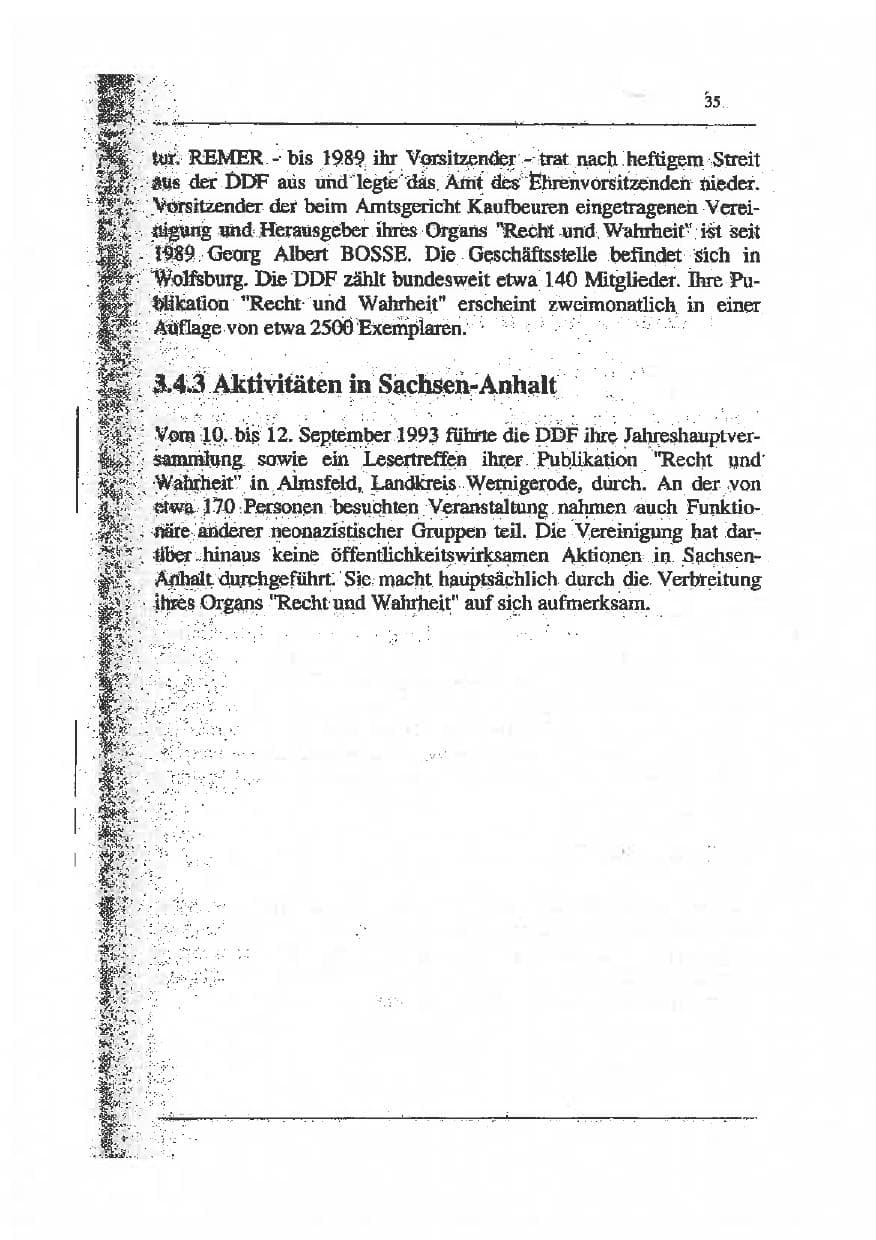 Seite 49 des Verfassungsschutzbericht 1993 Sachsen-Anhalt